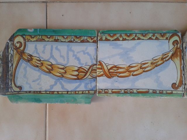 AZULEJOS ANTIGUOS BARROCOS SIGLO XVIII B1