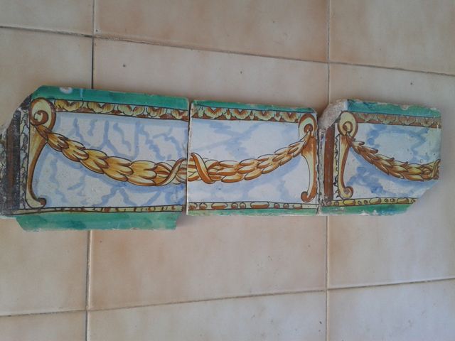 AZULEJOS ANTIGUOS BARROCOS SIGLO XVIII B1