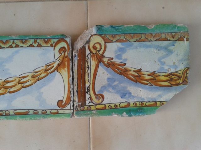AZULEJOS ANTIGUOS BARROCOS SIGLO XVIII B1