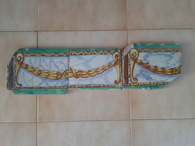 AZULEJOS ANTIGUOS BARROCOS SIGLO XVIII B1