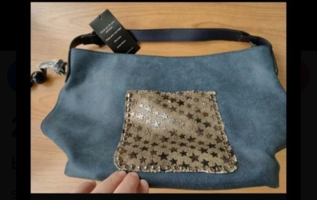 bolso bandolera azul marino