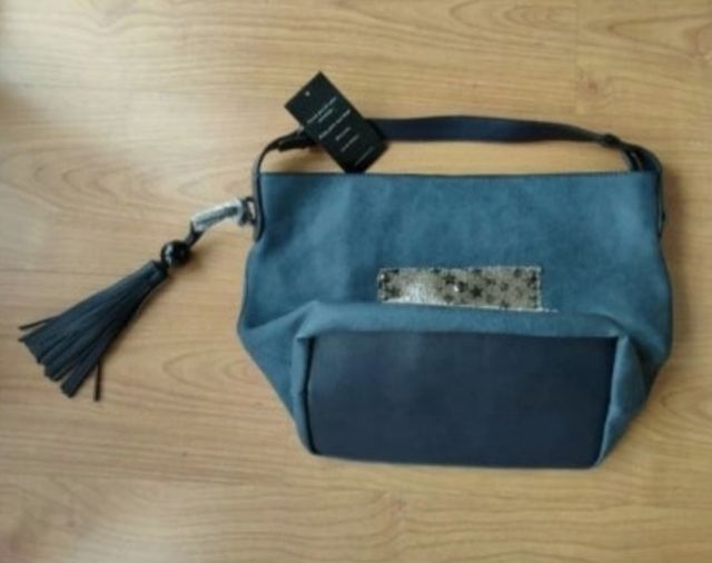 bolso bandolera azul marino