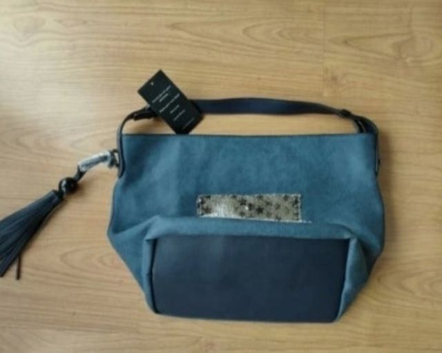 bolso bandolera azul marino