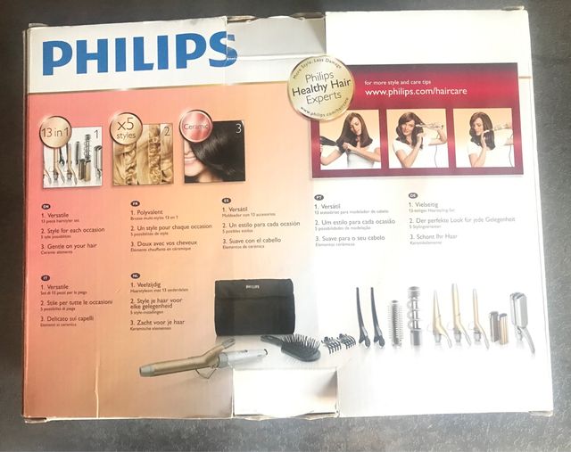 Moldeador y planchado profesional del pelo PHILIPS