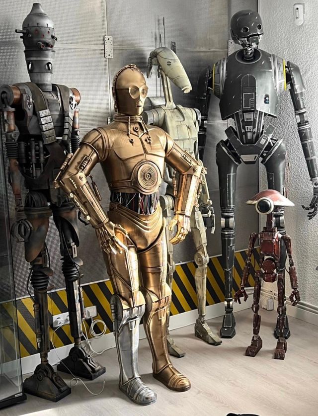 Robots Star Wars de todo tipo Droids C3PO