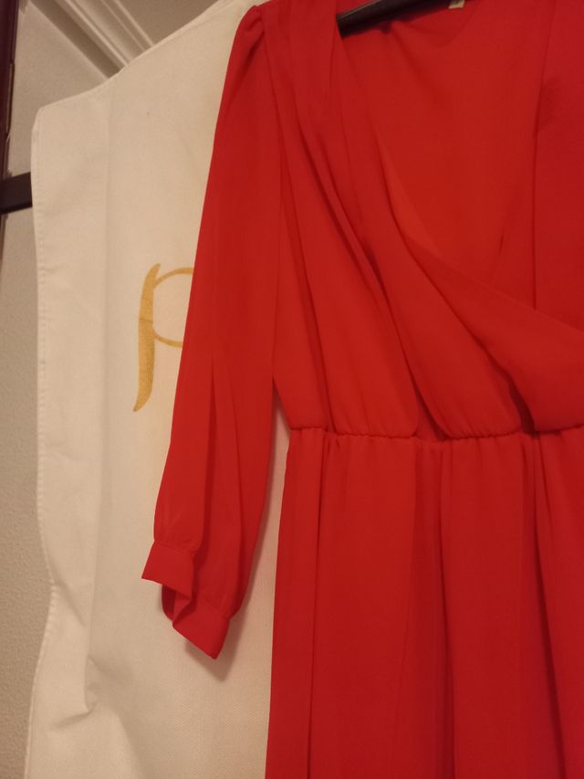 Vestido rojo Poète precioso