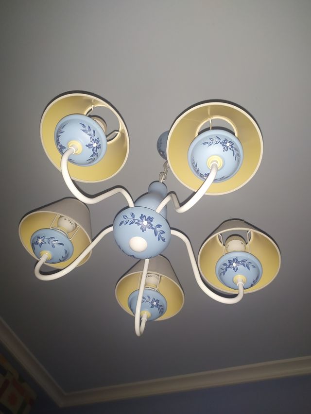 Lampara interior + lampara mesilla