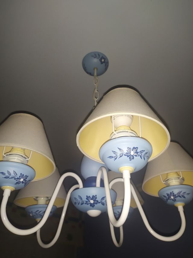 Lampara interior + lampara mesilla