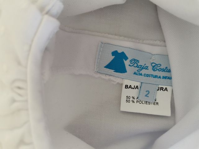 Conjunto blusa y ranita. T 2 años. Baja Costura