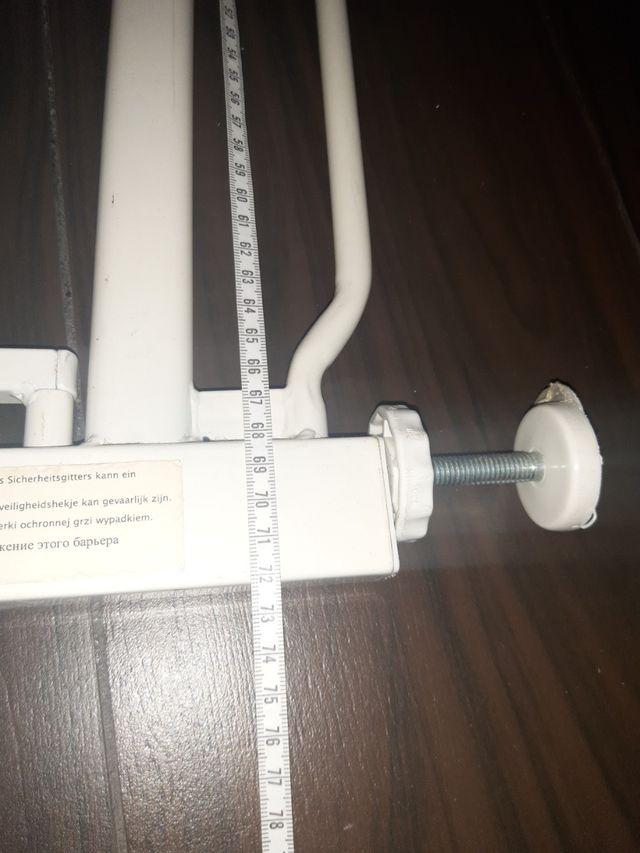 valla seguridad  niños de 70 a max. 1m