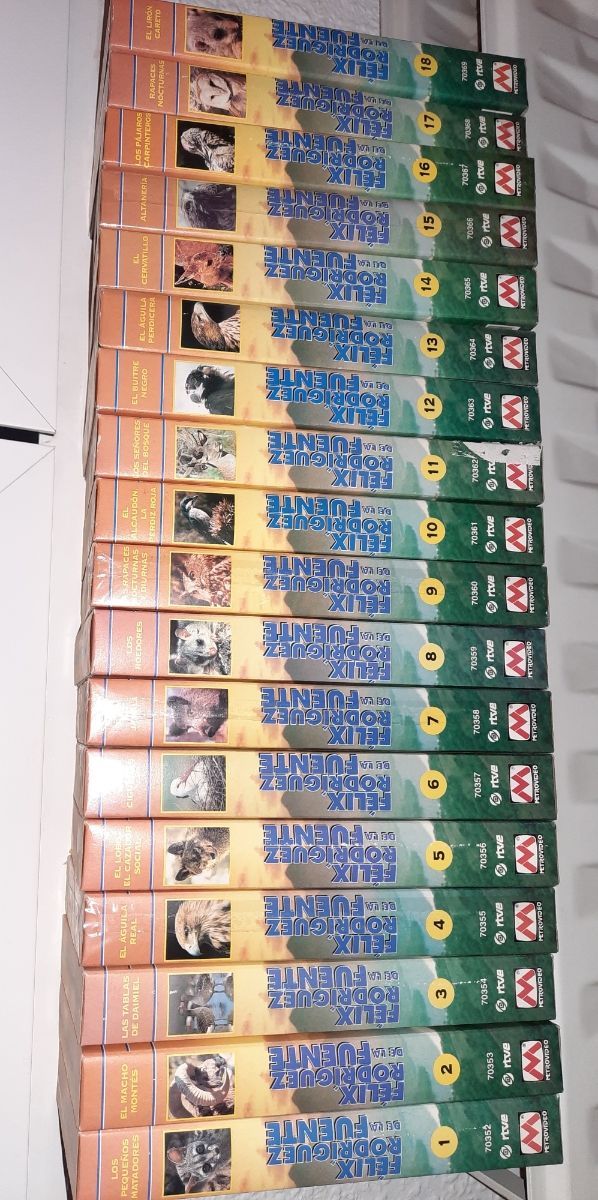 🟢Colección VHS Félix Rodríguez dela Fuente