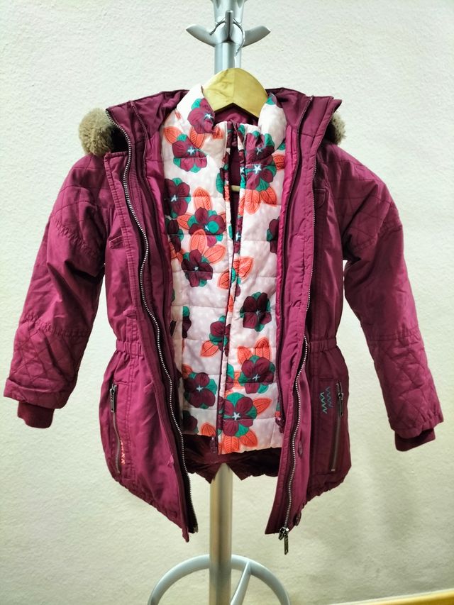 Cappotto+gilet per bambine di 6 anni