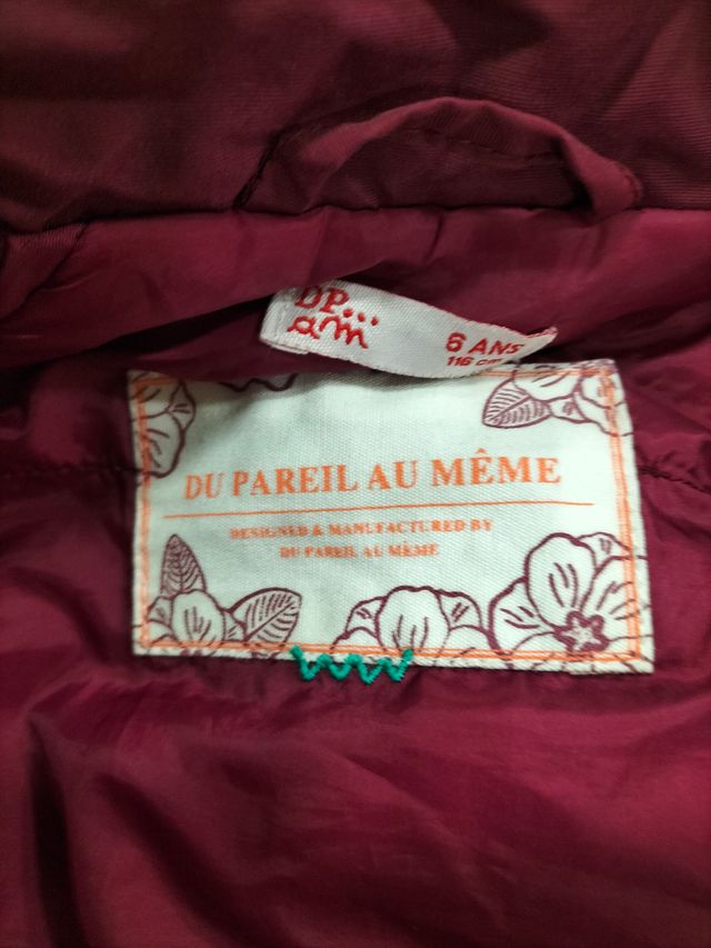 Cappotto+gilet per bambine di 6 anni