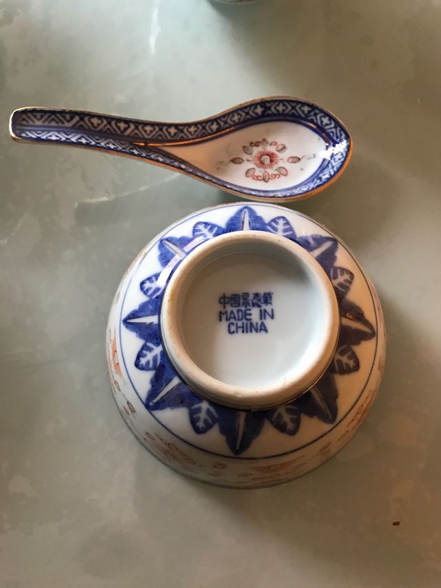 Cuencos chino de porcelana