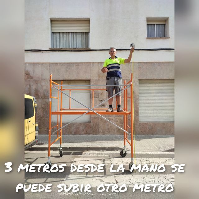 andamios . escaleras.