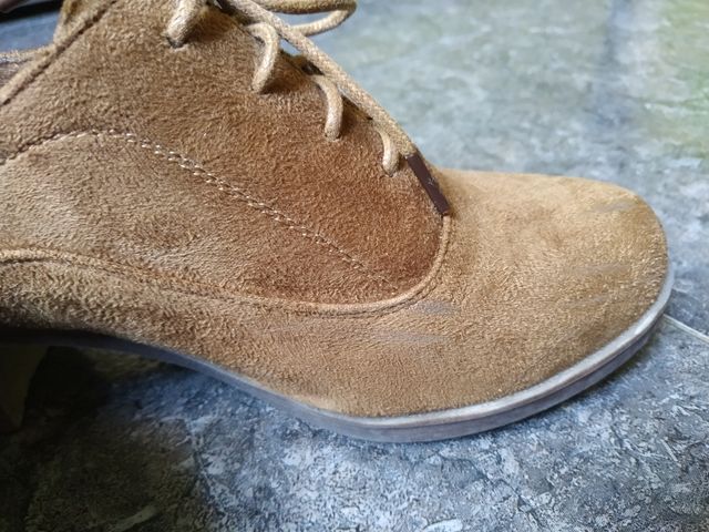 Botas marrones terciopelo/Talla 40/
