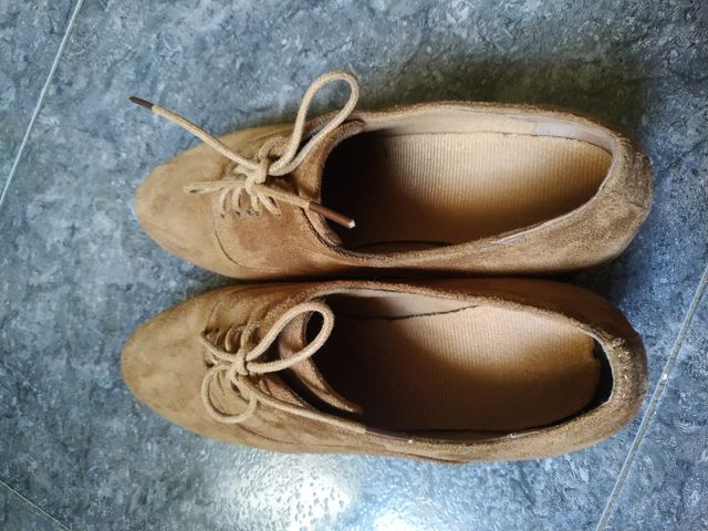 Botas marrones terciopelo/Talla 40/