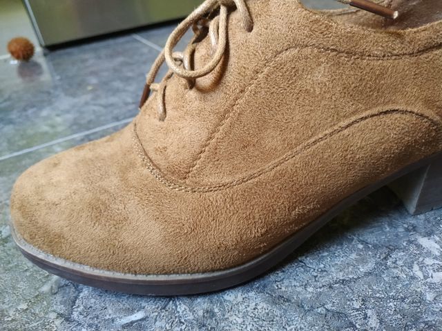 Botas marrones terciopelo/Talla 40/