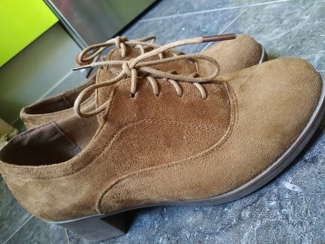 Botas marrones terciopelo/Talla 40/