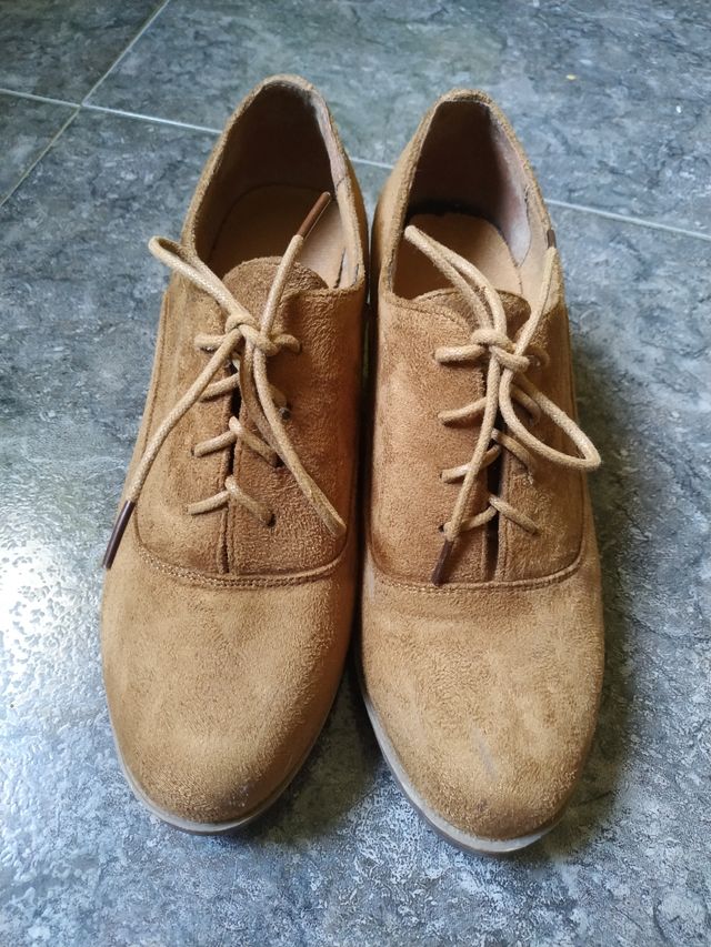 Botas marrones terciopelo/Talla 40/