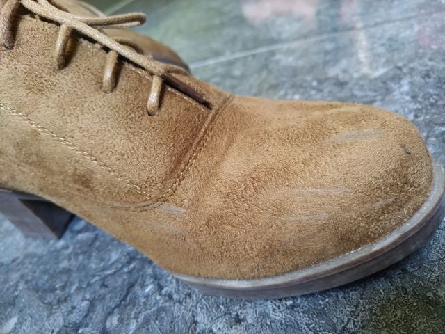 Botas marrones terciopelo/Talla 40/