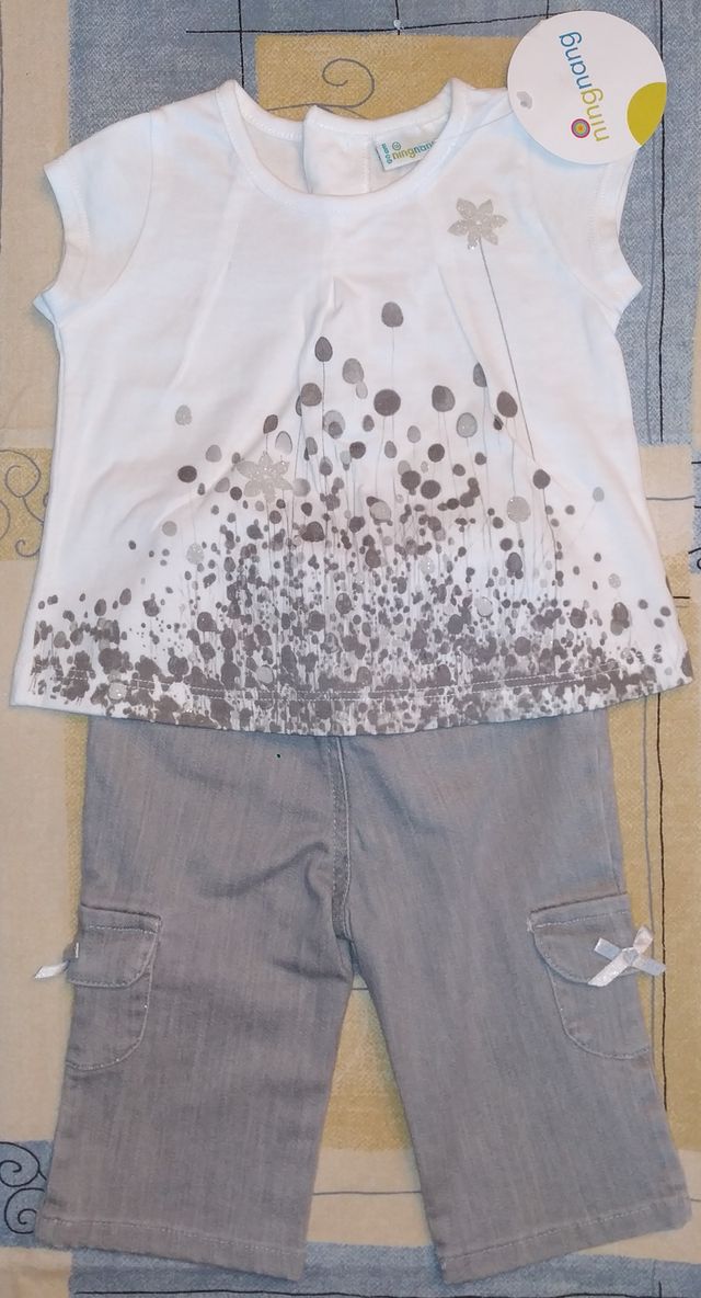 Conjunto Bebé Pantalón Y Camiseta