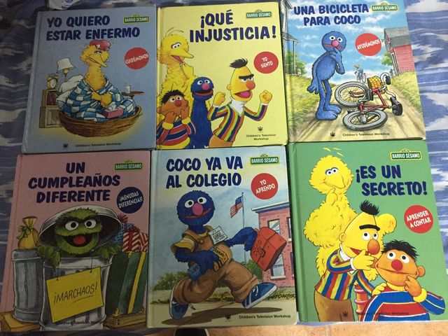 Libros infantil de barrio sesamo