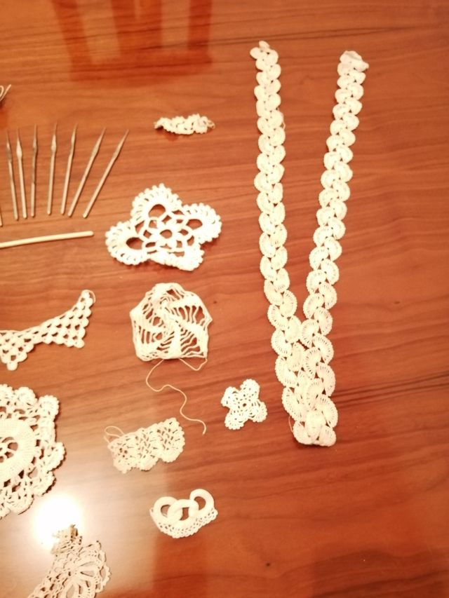 Muestrario puntillas de ganchillo