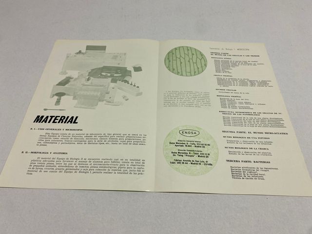 MOLTE BROCHURE PUBBLICITARIE ENOSA