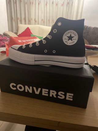 converse negras wallapop