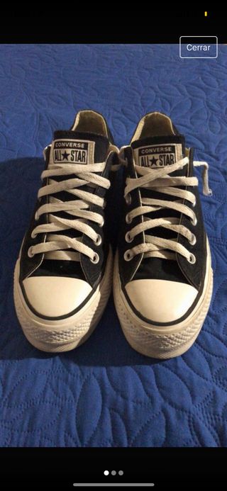 converse negras wallapop