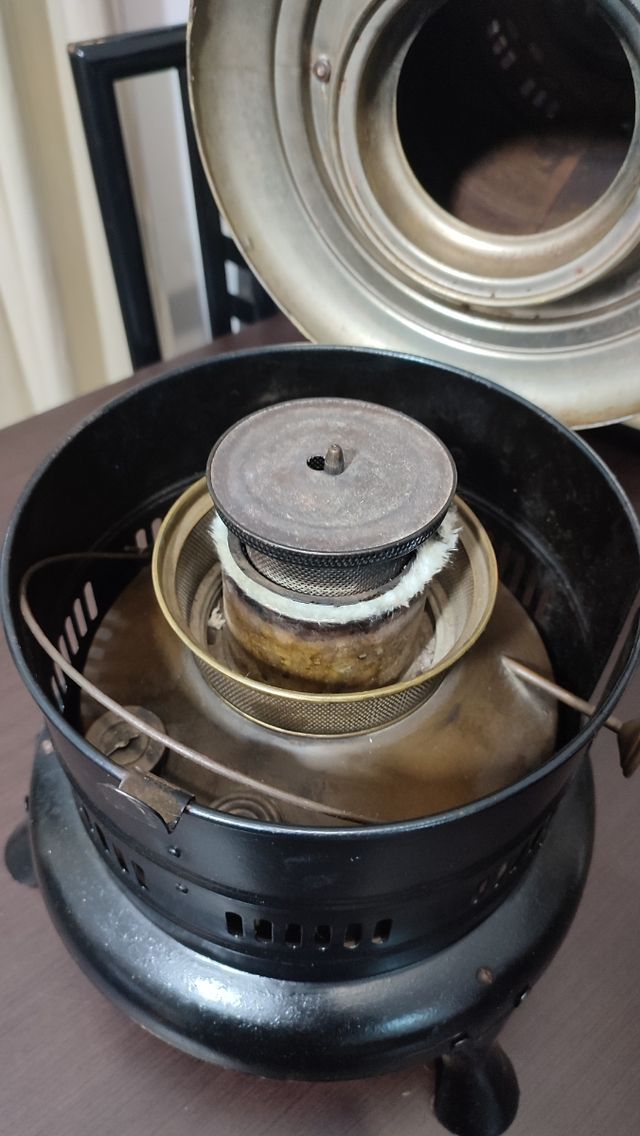 GANGA! Antigua estufa de queroseno restaurada