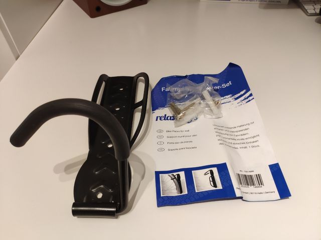 soporte pared bicicleta