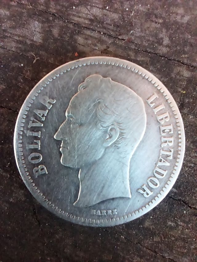 2 BOLIVARES 1922