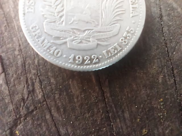 2 BOLIVARES 1922