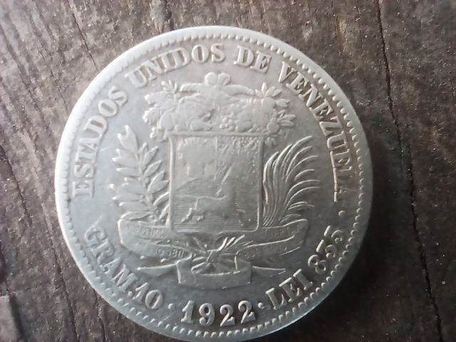 2 BOLIVARES 1922