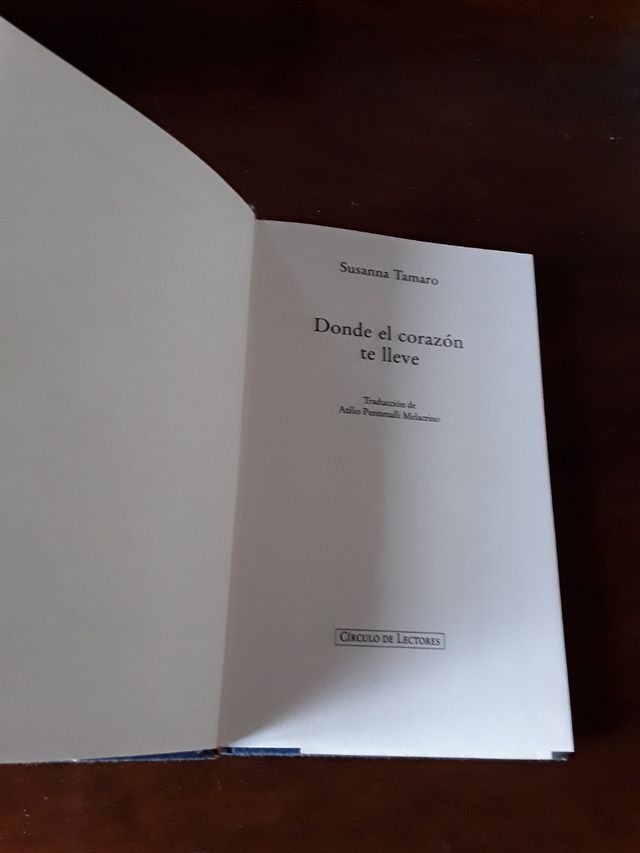 Libro Donde el corazón te lleve de Susana d