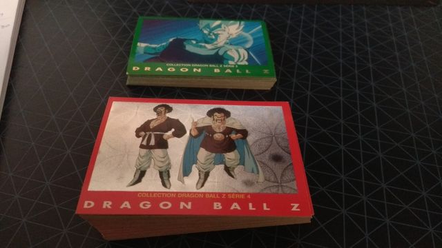 Dragon Ball Z cartas serie roja y verde