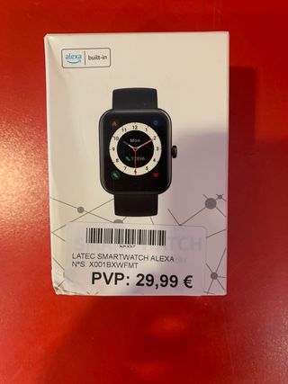 Latec Smartwatch Alexa de segunda mano por 29,99 EUR en Alcalá de Henares  en WALLAPOP