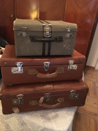 MALETAS ANTIGUAS VINTAGE RETRO de segunda mano por 60 EUR en Madrid en  WALLAPOP