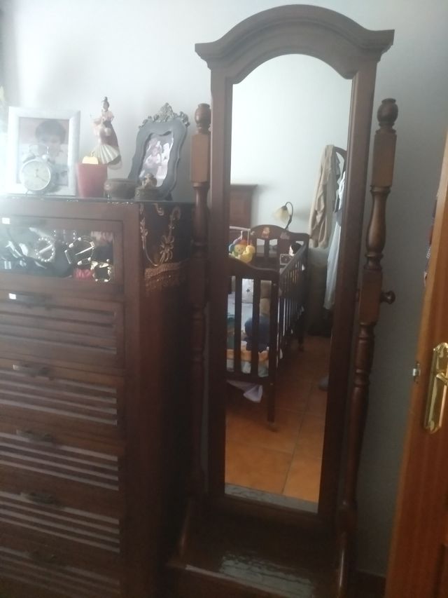 ESPEJOS vestidores de madera maciza Y FORJA