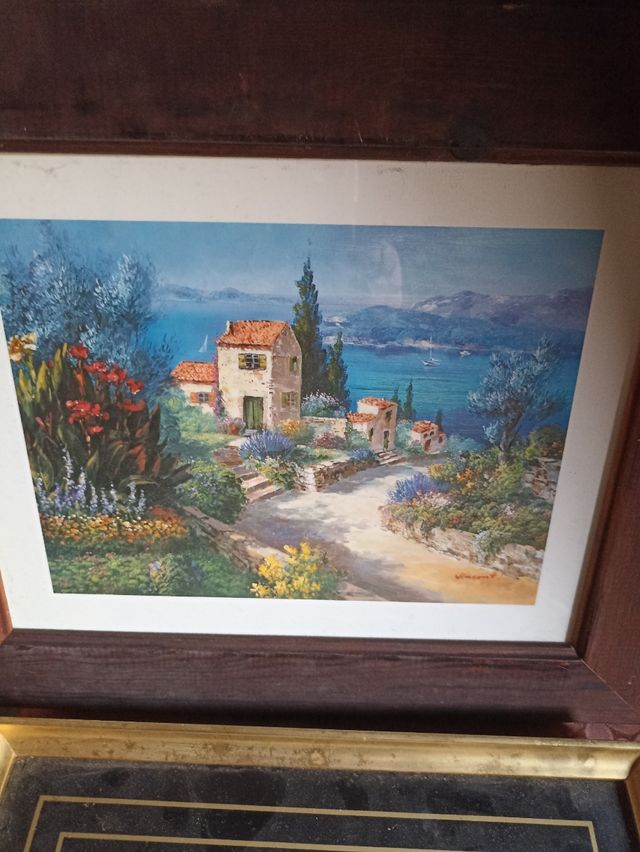 lote dos cuadros paisajismo