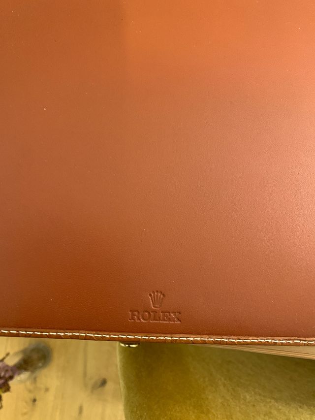 Cuaderno de notas original Rolex