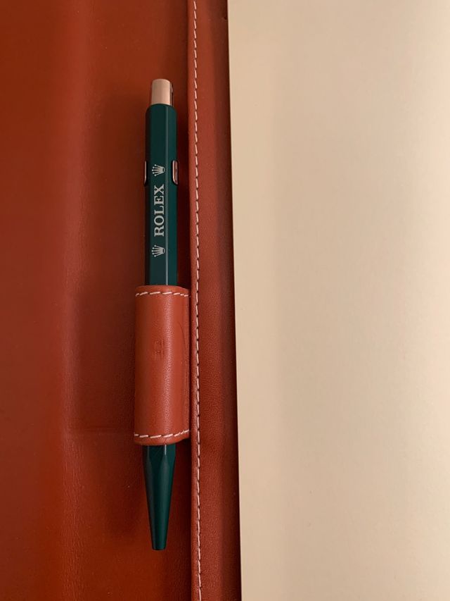 Cuaderno de notas original Rolex