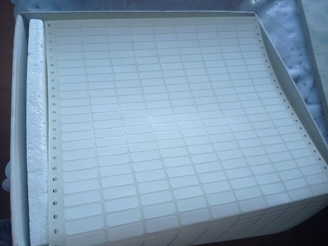 Pegatinas etiquetas 36x10mm.