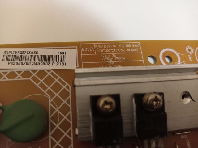 fuente de alimentación LG 43LH500T