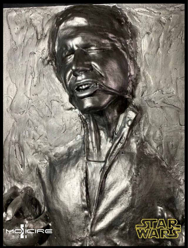 HAN SOLO EN CARBONITA TAMAÑO REAL 1/1