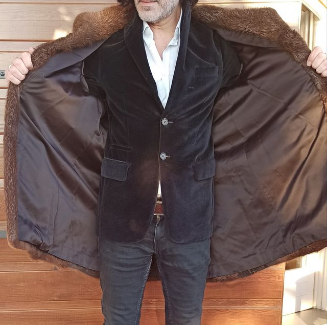 Trench Pelliccia Lupo