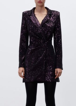 Vestido blazer lentejuelas Zara OFERTA de segunda mano por 42 EUR en Madrid  en WALLAPOP