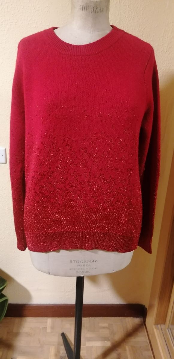 jersey rojo brillos H@m  t. L